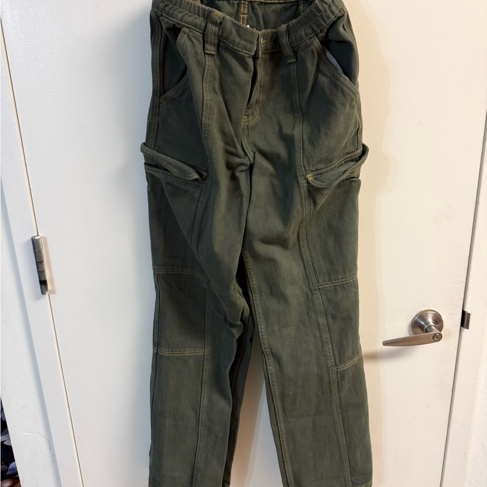 PacSun Forest Green Cargo Pants